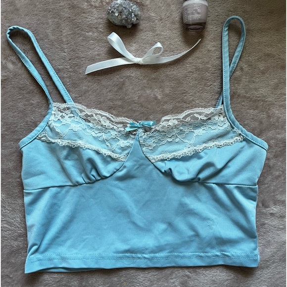 Baby blue tank top🩵 - Picture 2 of 3